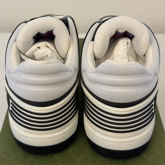 size 41G - Gucci Basket Demetra Black White Sneakers